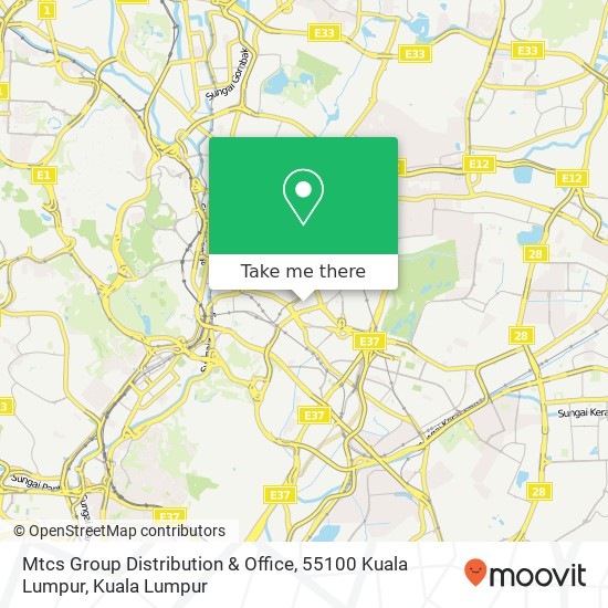 Mtcs Group Distribution & Office, 55100 Kuala Lumpur map