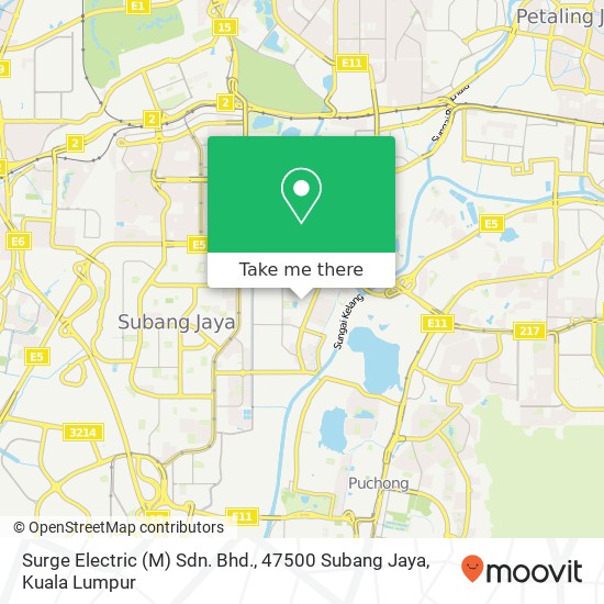 Surge Electric (M) Sdn. Bhd., 47500 Subang Jaya map