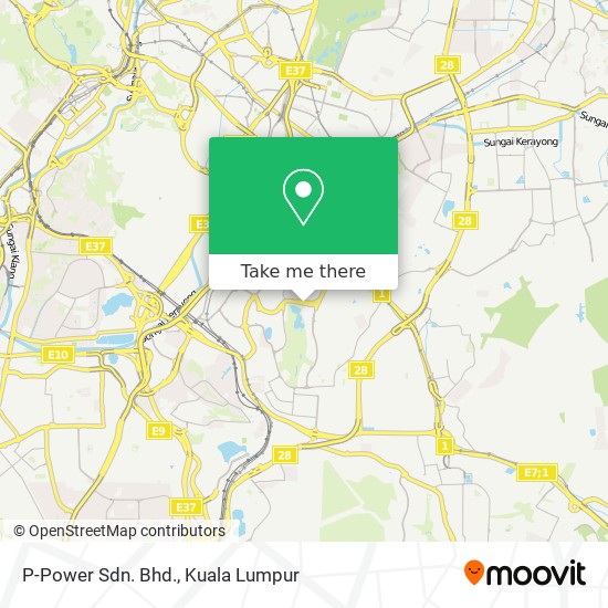 P-Power Sdn. Bhd. map