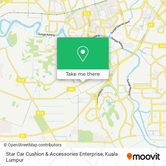 Star Car Cushion & Accessories Enterprise map