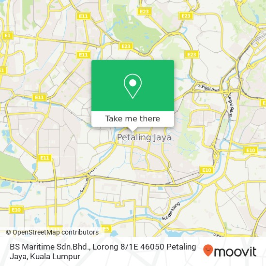 BS Maritime Sdn.Bhd., Lorong 8 / 1E 46050 Petaling Jaya map