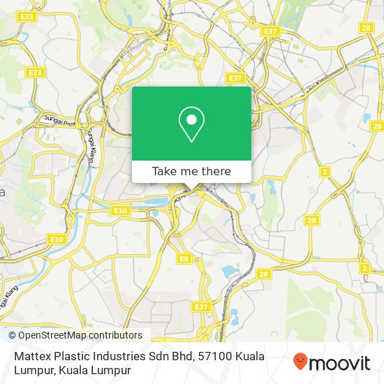 Peta Mattex Plastic Industries Sdn Bhd, 57100 Kuala Lumpur