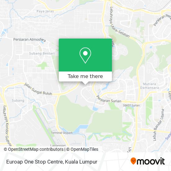 Euroap One Stop Centre map