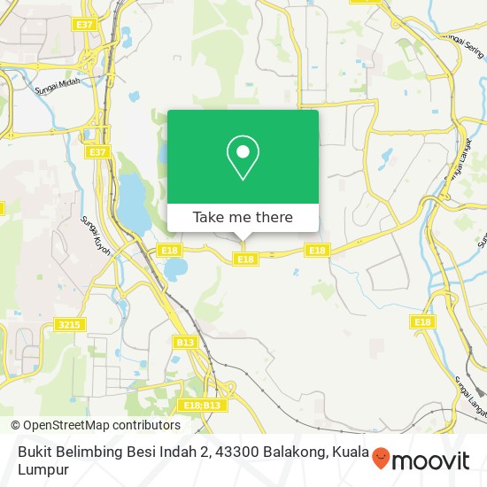 Bukit Belimbing Besi Indah 2, 43300 Balakong map
