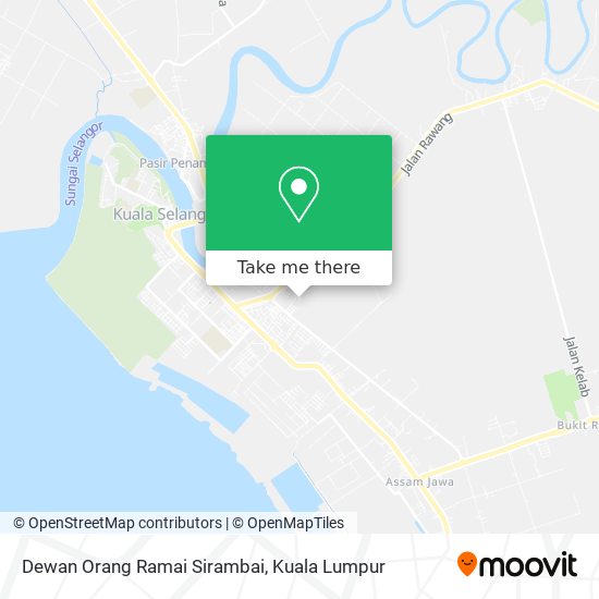 Dewan Orang Ramai Sirambai map