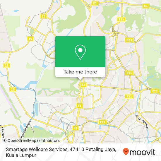 Smartage Wellcare Services, 47410 Petaling Jaya map