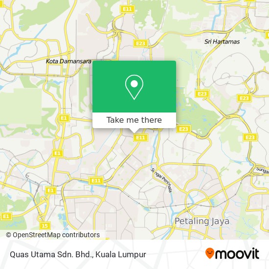 Quas Utama Sdn. Bhd. map