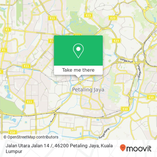 Jalan Utara Jalan 14 /, 46200 Petaling Jaya map