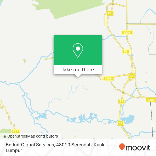 Berkat Global Services, 48010 Serendah map