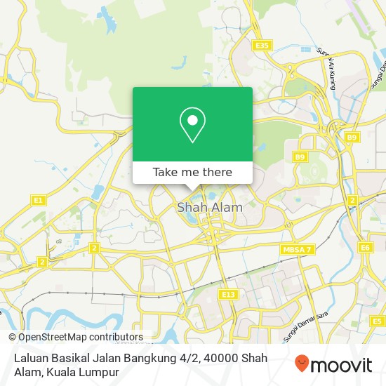 Laluan Basikal Jalan Bangkung 4 / 2, 40000 Shah Alam map