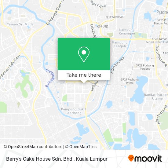 Berry's Cake House Sdn. Bhd. map