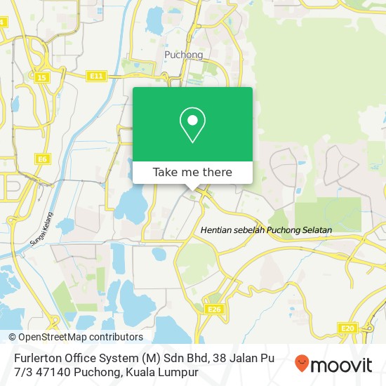 Peta Furlerton Office System (M) Sdn Bhd, 38 Jalan Pu 7 / 3 47140 Puchong