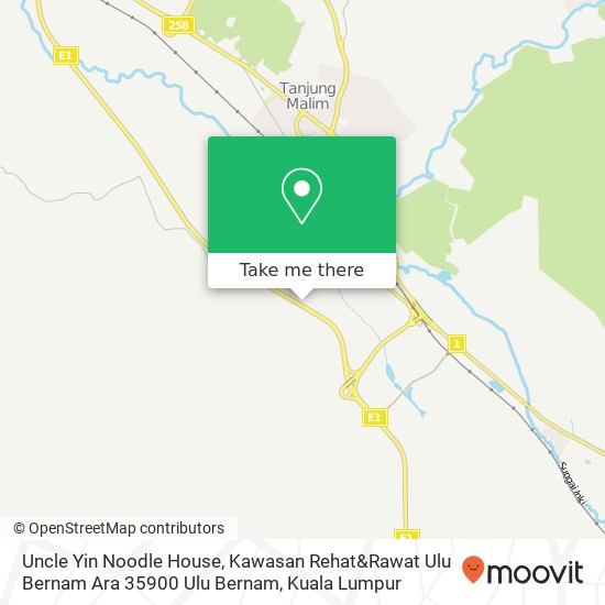 Uncle Yin Noodle House, Kawasan Rehat&Rawat Ulu Bernam Ara 35900 Ulu Bernam map