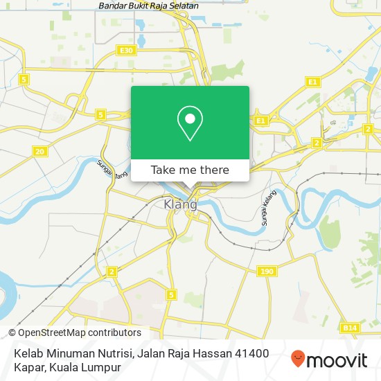 Kelab Minuman Nutrisi, Jalan Raja Hassan 41400 Kapar map