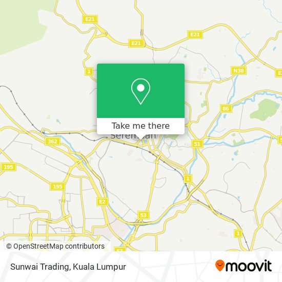 Sunwai Trading map