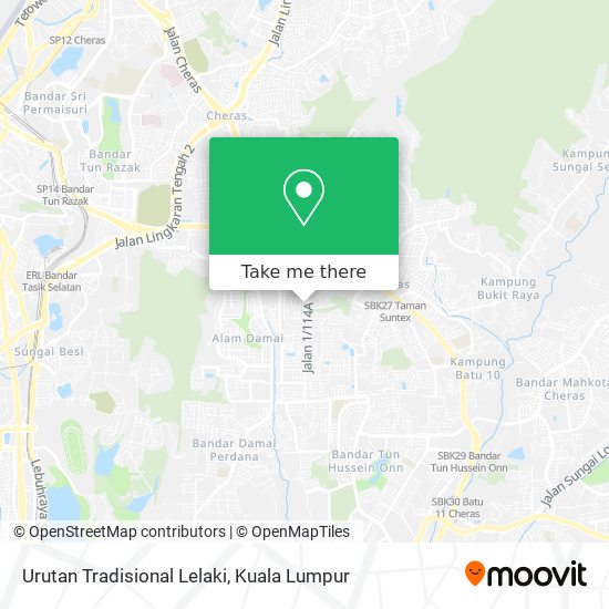 Urutan Tradisional Lelaki map