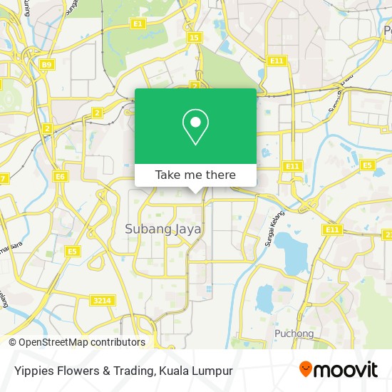 Yippies Flowers & Trading map