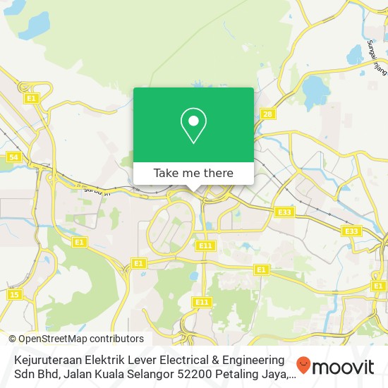 Kejuruteraan Elektrik Lever Electrical & Engineering Sdn Bhd, Jalan Kuala Selangor 52200 Petaling Jaya map