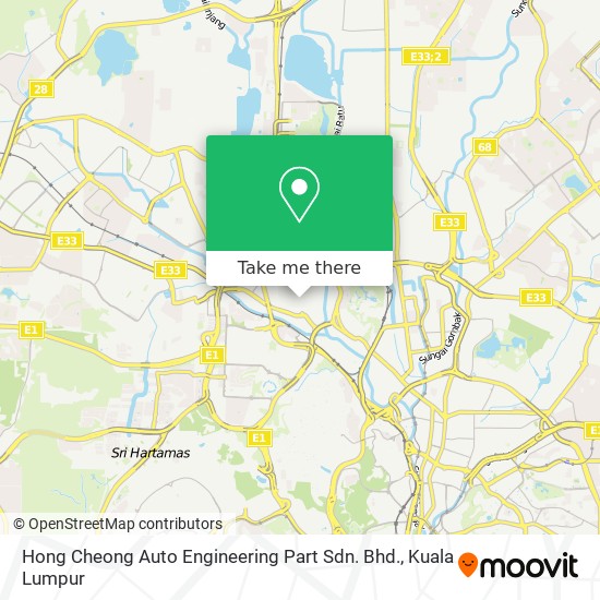 Hong Cheong Auto Engineering Part Sdn. Bhd. map