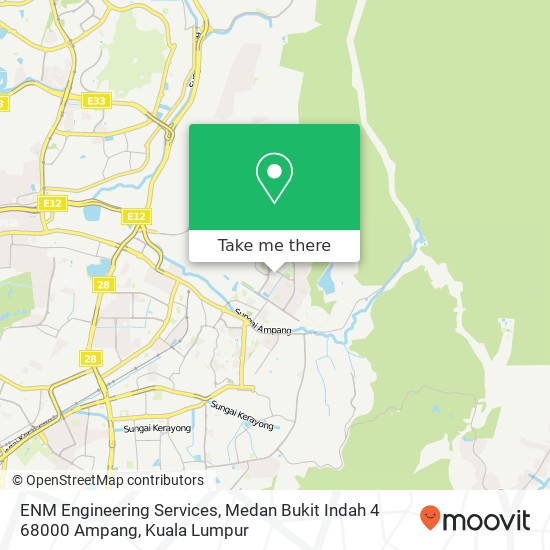 ENM Engineering Services, Medan Bukit Indah 4 68000 Ampang map