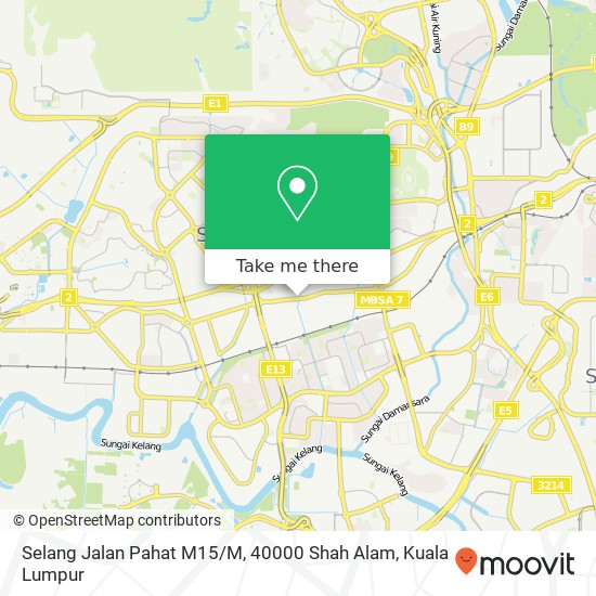 Selang Jalan Pahat M15 / M, 40000 Shah Alam map