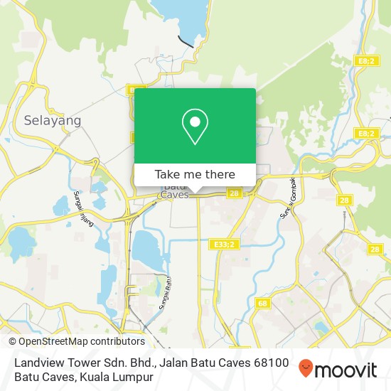 Landview Tower Sdn. Bhd., Jalan Batu Caves 68100 Batu Caves map