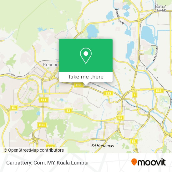 Carbattery. Com. MY map