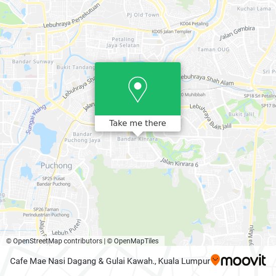 Cafe Mae Nasi Dagang & Gulai Kawah. map