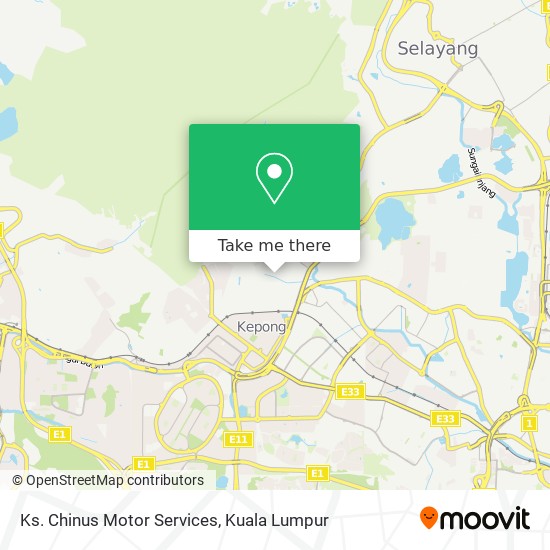 Ks. Chinus Motor Services map