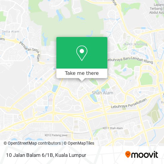 10 Jalan Balam 6/1B map