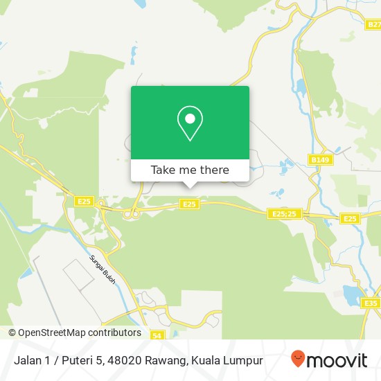 Peta Jalan 1 / Puteri 5, 48020 Rawang