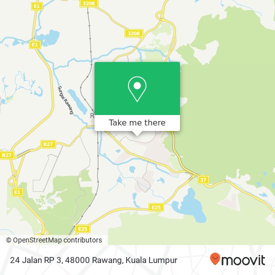 24 Jalan RP 3, 48000 Rawang map