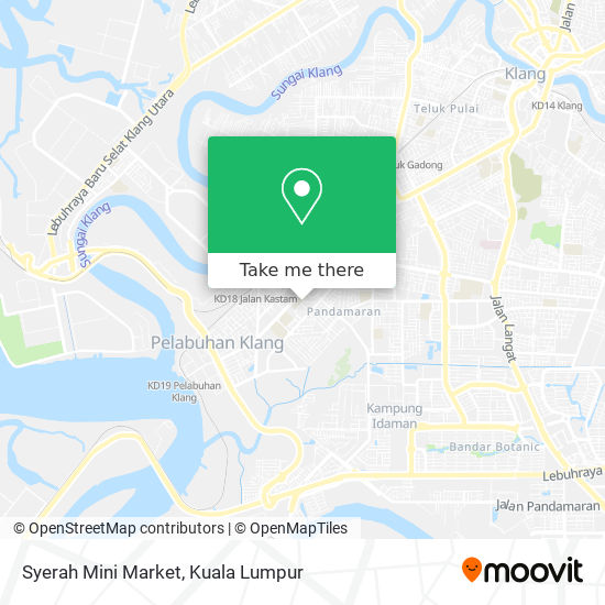 Peta Syerah Mini Market