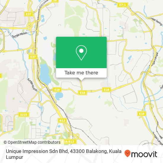 Unique Impression Sdn Bhd, 43300 Balakong map