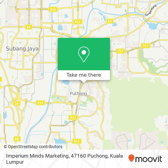 Peta Imperium Minds Marketing, 47160 Puchong