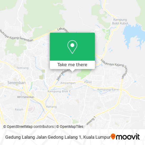 Gedung Lalang Jalan Gedong Lalang 1 map