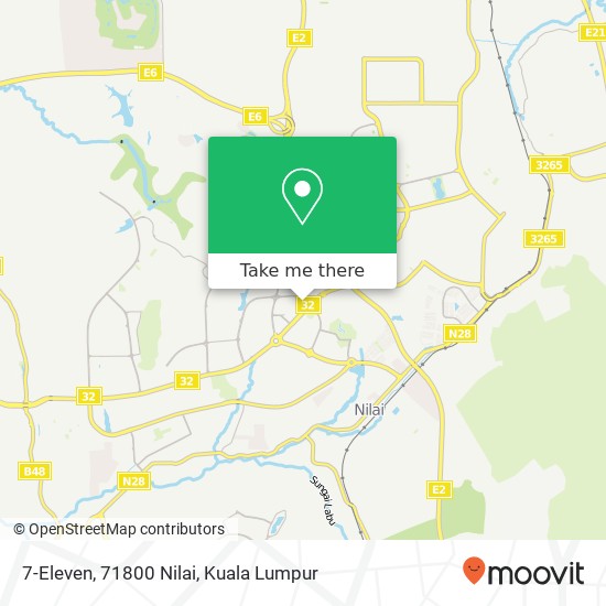 7-Eleven, 71800 Nilai map