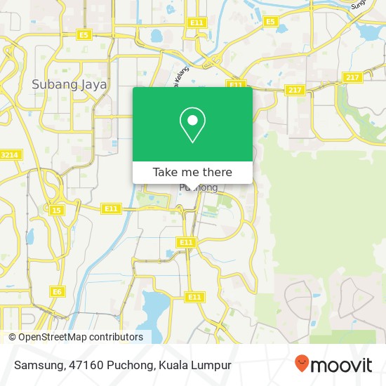 Peta Samsung, 47160 Puchong