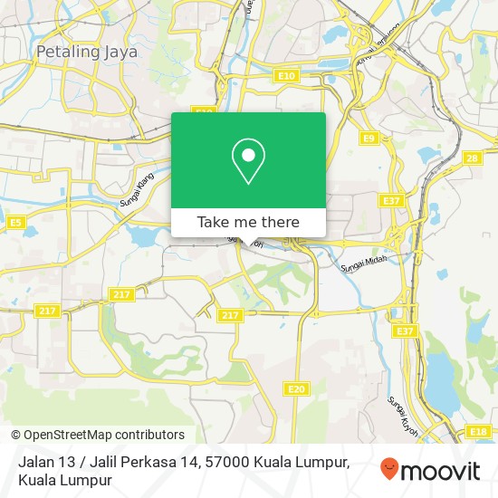 Peta Jalan 13 / Jalil Perkasa 14, 57000 Kuala Lumpur