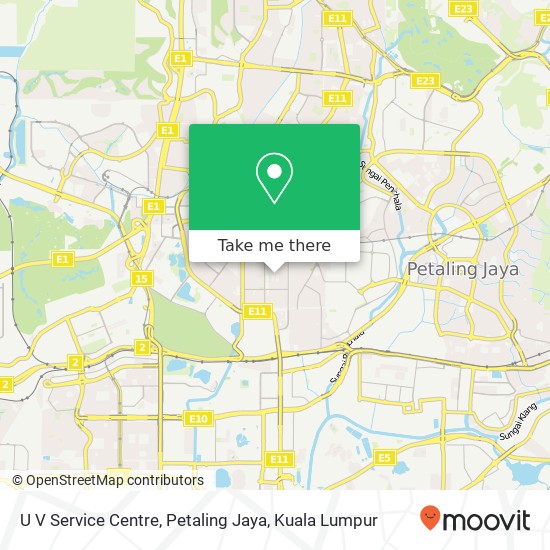 U V Service Centre, Petaling Jaya map