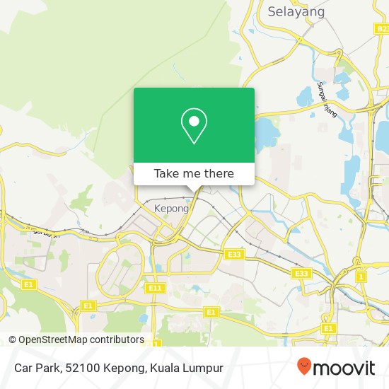 Peta Car Park, 52100 Kepong
