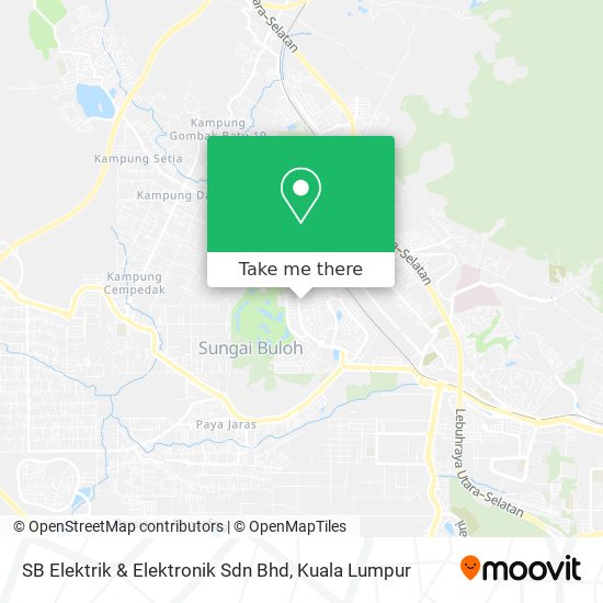 Peta SB Elektrik & Elektronik Sdn Bhd