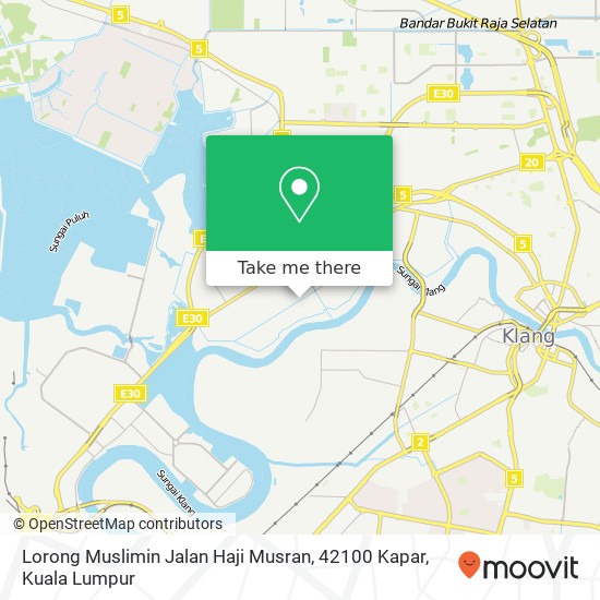 Lorong Muslimin Jalan Haji Musran, 42100 Kapar map
