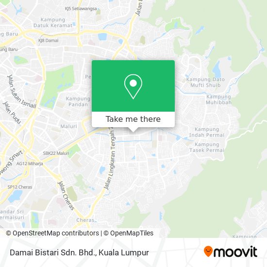 Damai Bistari Sdn. Bhd. map