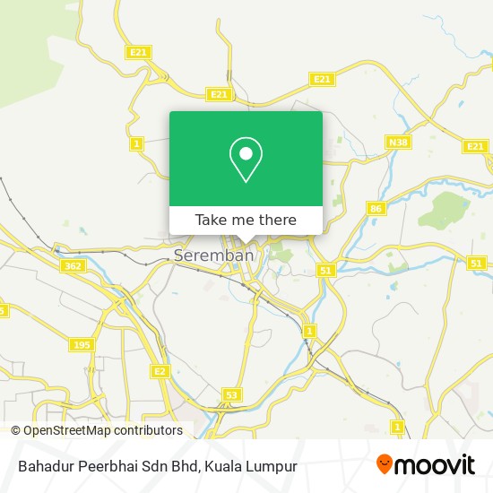 Bahadur Peerbhai Sdn Bhd map