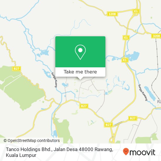 Tanco Holdings Bhd., Jalan Desa 48000 Rawang map