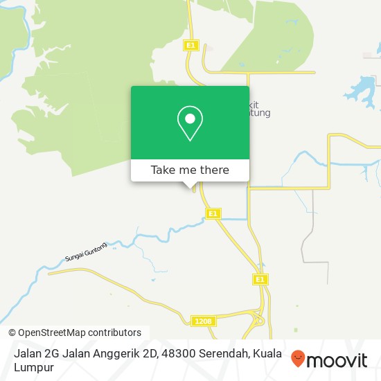 Peta Jalan 2G Jalan Anggerik 2D, 48300 Serendah