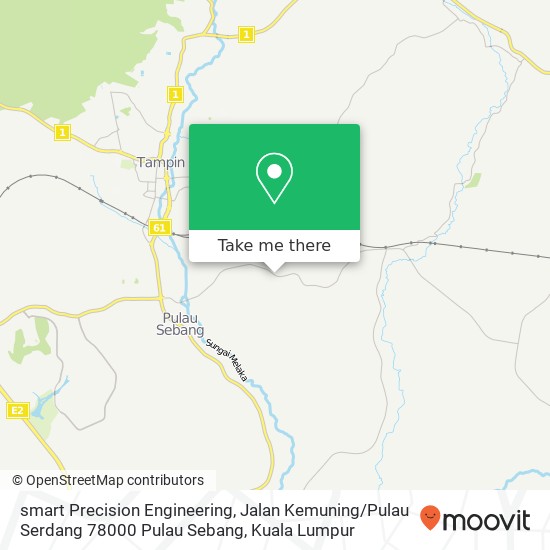 smart Precision Engineering, Jalan Kemuning / Pulau Serdang 78000 Pulau Sebang map