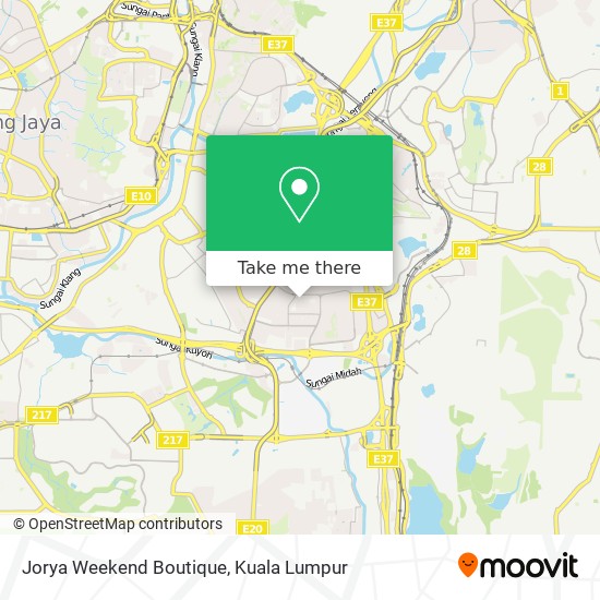 Jorya Weekend Boutique map