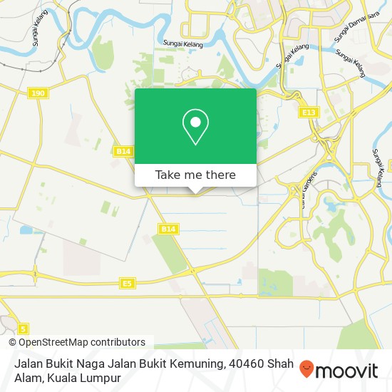 Jalan Bukit Naga Jalan Bukit Kemuning, 40460 Shah Alam map